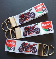 Aprilia Style Motorbike Motorcycle Moto GP Tuono Keyring Key fob Handmade Gift