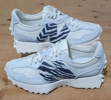 New Balance 327 Trainers - Zebra Pastel Blue - Size UK 5 EU 38