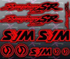 Sym Symphony SR 125 RED BLACK