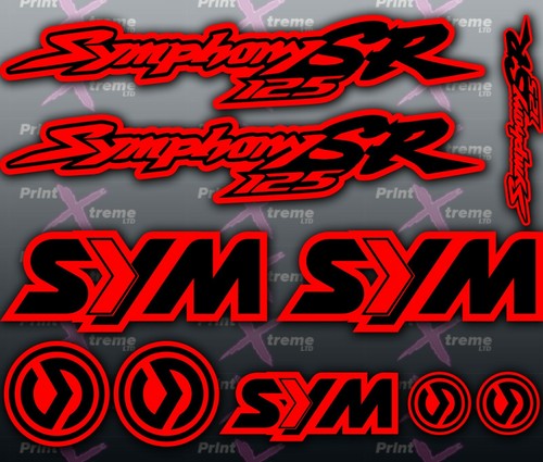 Sym symphony 125 red black - symphony,