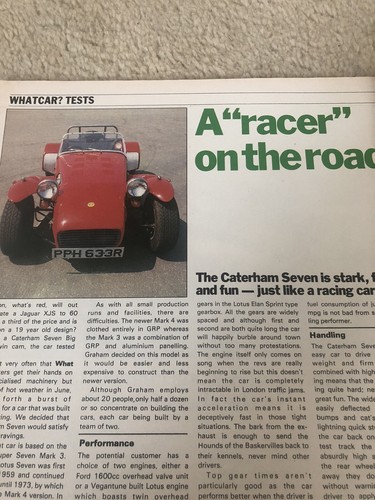 Caterham super seven what car - caterham,
