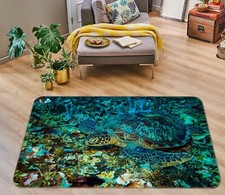 3D Sea Turtle NA12592 Game Rug
