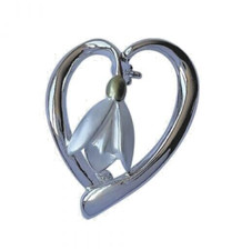 Rodney Holman  Brooch    Snowdrop