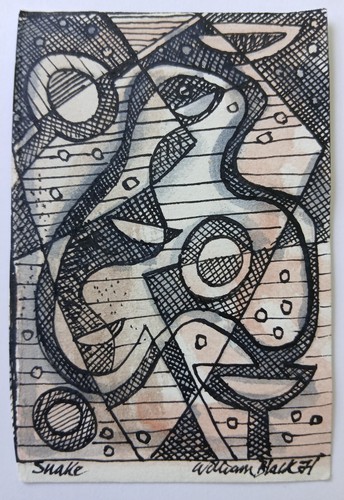20th vintage abstract - c,