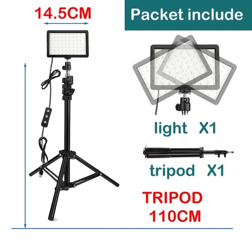 Led video light kit with - kit,