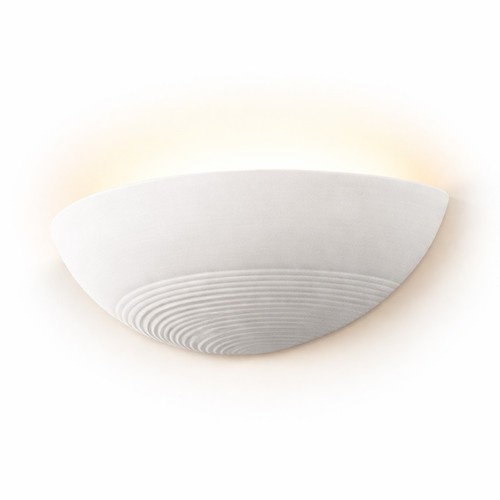 Ceramic wall uplighter light - ceramic,
