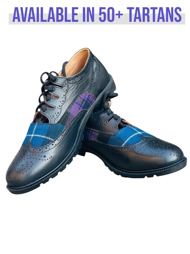 Custom tartan kilt shoes - tartan,
