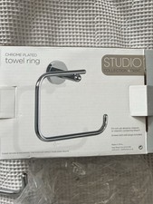 Next Studio Chrome Towel Ring