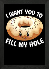 Candy Donut Donut Gifts Framed