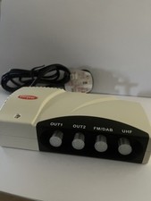 Labgear 2 Way Ariel Amplifier With F Plug Connections.