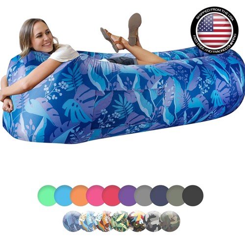 Inflatable air lounger sofa - lounger,