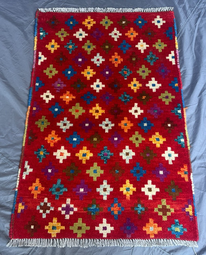 Modern afghan baluchi rug - modern,