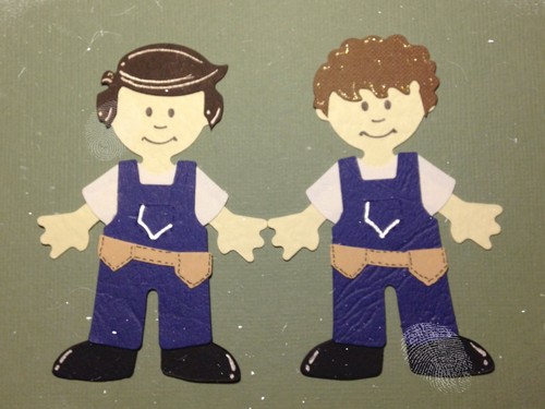 Two mechanic dolls - mechanic, students