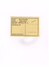 FIRST GERMAN POST RECLAME