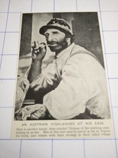 Austria Austrian Highlander Tirolean smoking pipe? 1920s