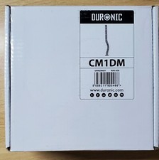 Duronic CM1DM WE Cable Storage Snake for Sit Stand Desk 130cm - White