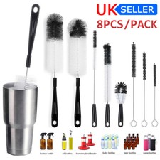 8Pcs/PACK Bottle Cleaning Brush Set Long Handle Bottle Cleaner With Kettle Lid