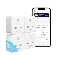 Smart WiFi Plug 4-Pack – Alexa & Google Home Compatible, Remote & Voice Control