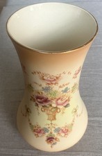 Large Crown Devon (Devonware Fielding) Ceramic Floral Vase 
