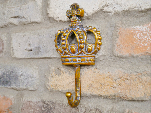Crown coat hook large - coat,