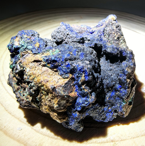 Azurite mineral specimen - azurite,