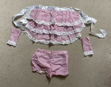 Bustle and bloomers set fancy
