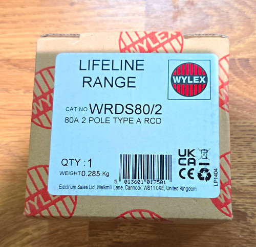 Wylex lifeline rccb - lifeline, 2p