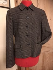 VINTAGE TWEED DOGTOOTH JACKET