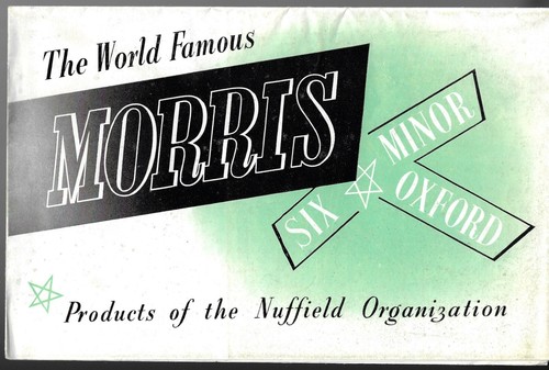 Morris range 1949 1950 - morris, uk