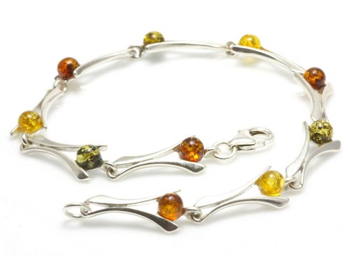 Natural baltic amber sterling - natural,