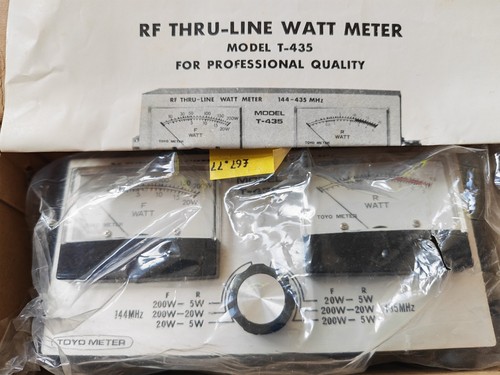 Toyo meter thru line - toyo, rf