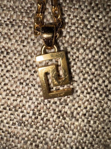 Versace necklace gold - versace,
