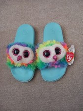 Girls Beenie Baby Slider Flip Flops Size 1