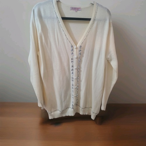 Michele hope cream cardigan - cream,