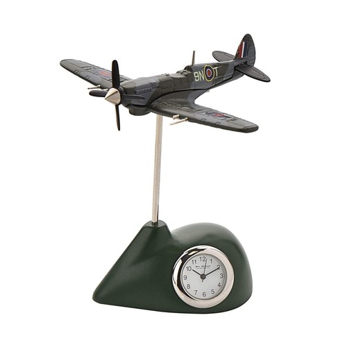 Raf spitfire clock metal - spitfire,