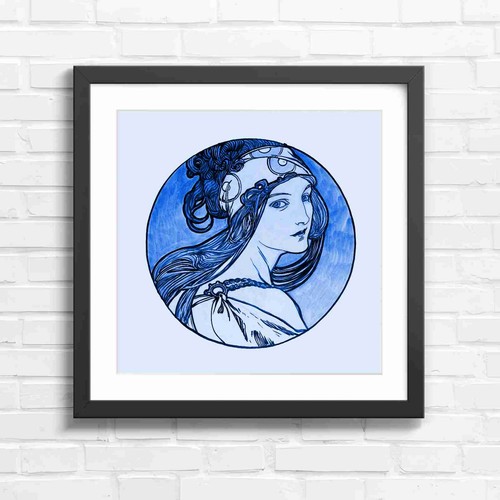 Art nouveau woman portrait - nouveau,
