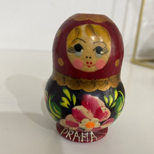 One matryoshka wooden - one,