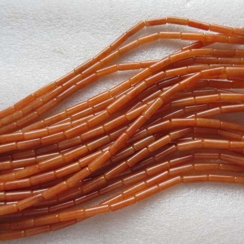 Semi precious gemstone tube - semi-precious,