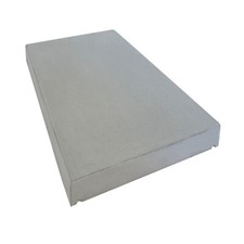 Light Grey - Concrete Coping Stone - 300mm 12"- Flat With Drip Checks