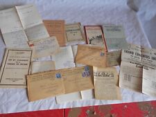 Vintage Fishing collection books Letters memorabilia 1910s -1950s french