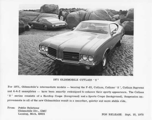 1971 oldsmobile cutlass - cutlass, s