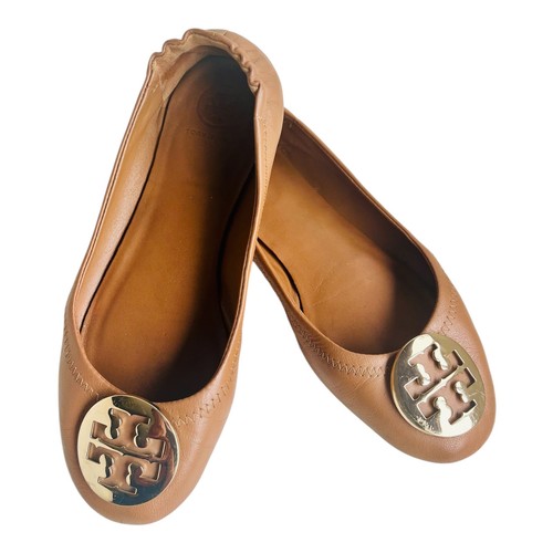 Tory birch riva brown ballet - birch,