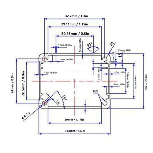 Aluminum alloy project box - aluminum,