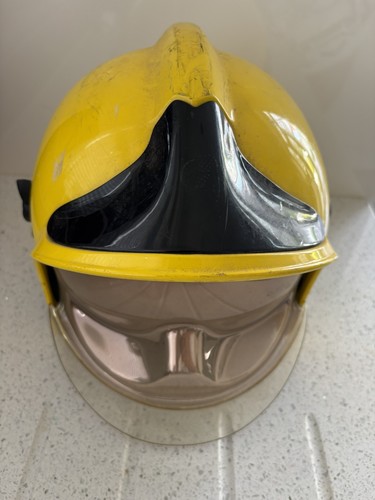 Genuine fireman helmet with - genuine,