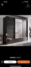 Modern 3-Door Wardrobe with