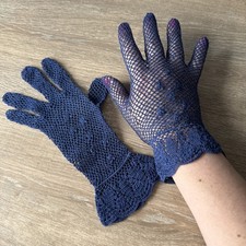 Vintage Lace Crochet Gloves