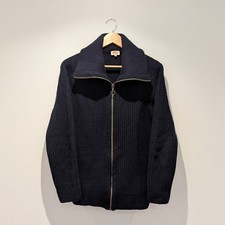 Armor Lux Ribbed Zip Knit Wool