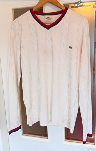 Men lacoste cardigan white - men's,
