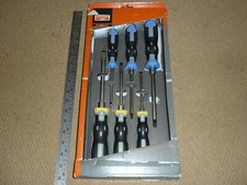 BAHCO 6 STRIKE THROUGH SHANK HEX TEKNO+ SCREWDRIVER SET Genuine NEW 202.021 Lot