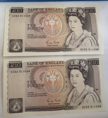 Gill pounds note - £10,